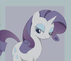 Size: 5871x5054 | Tagged: safe, artist:mizhisha, rarity, pony, unicorn, g4, absurd resolution, female, lidded eyes, mare, simple background, solo