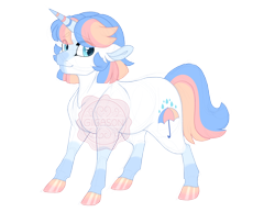 Size: 3500x2700 | Tagged: safe, artist:gigason, oc, oc only, oc:rain song, pony, unicorn, female, high res, mare, obtrusive watermark, simple background, solo, transparent background, watermark