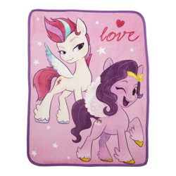 Size: 2000x2000 | Tagged: safe, pipp petals, zipp storm, pegasus, pony, g5, blanket, colored hooves, diadem, duo, duo female, feathered fetlocks, female, gold hooves, headband, heart, high res, hooves, jewelry, looking at you, love, mare, merchandise, one eye closed, open mouth, open smile, red eyes, red-eyed pipp, regalia, royal sisters (g5), siblings, silver hooves, simple background, sisters, smiling, spread wings, stars, unshorn fetlocks, white background, wings, wink, winking at you