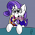 Size: 3000x3000 | Tagged: safe, artist:anonymous, edit, idw, rarity, pony, g4, comic, cute, high res, simple background, solo