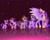 Size: 1024x810 | Tagged: safe, artist:petaltwinkle, twilight sparkle, alicorn, pony, unicorn, g4, my little pony: friendship is magic, the last problem, age progression, big crown thingy, blushing, book, element of magic, ethereal mane, eyes closed, female, filly, filly twilight sparkle, floppy ears, gradient background, jewelry, large wings, levitation, magic, mare, new crown, older, older twilight, older twilight sparkle (alicorn), princess twilight 2.0, progression, reading, reflection, regalia, signature, solo, spread wings, starry mane, telekinesis, turned head, twilight sparkle (alicorn), unicorn twilight, wings, younger