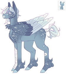 Size: 2252x2508 | Tagged: safe, artist:sleepy-nova, oc, oc only, oc:sleepy cloud, pegasus, pony, colored wings, female, high res, mare, multicolored wings, simple background, solo, transparent background, wings