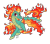 Size: 2048x1820 | Tagged: safe, artist:snail-speed, tianhuo (tfh), dragon, hybrid, longma, them's fightin' herds, community related, fiery wings, mane of fire, simple background, solo, tail, tail of fire, transparent background, wings