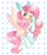 Size: 2150x2500 | Tagged: safe, artist:galaxy swirl, fluttershy, pegasus, pony, g4, ;p, blushing, bunny ears, clothes, cute, female, heart, heart background, heart eyes, high res, looking at you, mare, one eye closed, open mouth, open smile, shyabetes, smiling, smiling at you, socks, solo, spread wings, striped socks, tongue out, wingding eyes, wings, wink, winking at you