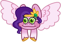 Size: 800x550 | Tagged: safe, artist:missmagicalgirl, pipp petals, pegasus, pony, g5, meme, pippasprite, simple background, solo, transparent background, unshorn fetlocks