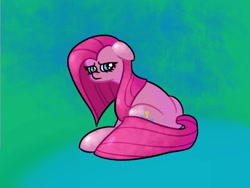 Size: 1600x1200 | Tagged: safe, artist:pertdegert, pinkie pie, earth pony, pony, g4, female, pinkamena diane pie, sad, sitting, solo