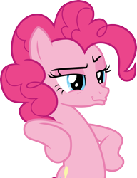 Size: 3000x3916 | Tagged: safe, artist:cloudy glow, pinkie pie, g4, not asking for trouble, .ai available, female, high res, simple background, solo, transparent background, vector