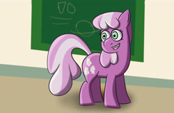 Size: 5100x3300 | Tagged: safe, artist:toonyloo, cheerilee, earth pony, pony, g4, chalkboard, female, solo