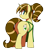 Size: 793x876 | Tagged: safe, artist:thebatfang, oc, oc only, oc:java chip, pony, unicorn, apron, clothes, female, looking at you, looking back, looking back at you, looking over shoulder, mare, simple background, solo, transparent background