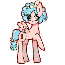 Size: 512x512 | Tagged: safe, artist:selamele56, cozy glow, pegasus, pony, g4, female, filly, foal, simple background, smiling, solo, white background