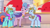 Size: 1280x721 | Tagged: safe, edit, edited screencap, screencap, jazz hooves, queen haven, zoom zephyrwing, earth pony, pegasus, pony, g5, my little pony: tell your tale, queens for a day, spoiler:g5, spoiler:my little pony: tell your tale, female, group, guardsmare, looking at someone, mare, paper, pegasus royal guard, phone, royal guard, throne, throne room, trio, trio female