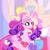 Size: 1080x1080 | Tagged: safe, artist:heart.of.empire, princess cadance, alicorn, pony, g4, bed, colored wings, cross-eyed, female, gradient wings, mare, messy mane, older, older princess cadance, pillow, show accurate, sleep mask, solo, wings