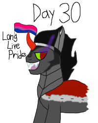 Size: 3000x3748 | Tagged: safe, artist:ktd1993, king sombra, g4, bisexual pride flag, high res, pride, pride flag, simple background, solo, transparent background