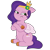 Size: 1200x1200 | Tagged: safe, artist:prixy05, pipp petals, pegasus, pony, g5, my little pony: tell your tale, adorapipp, angry, chubby, colored wings, crossed arms, crossed hooves, cute, diadem, eyebrows, female, floppy ears, folded wings, frown, i can't believe it's not hasbro studios, jewelry, madorable, mare, pipp petals is not amused, regalia, simple background, sitting, solo, transparent background, unamused, vector, wings