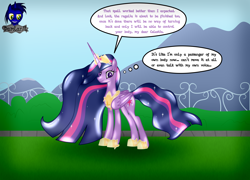 Size: 5760x4154 | Tagged: safe, artist:damlanil, twilight sparkle, alicorn, latex pony, original species, pony, g4, the last problem, body control, bondage, comic, commission, concave belly, crown, encasement, ethereal mane, ethereal tail, female, hoof shoes, horn, implied princess celestia, jewelry, latex, liquid latex, living latex, long mane, long tail, mare, mask, masking, merging, older, older twilight, older twilight sparkle (alicorn), permanent, peytral, ponysuit, possession, princess shoes, princess twilight 2.0, regalia, rubber, shiny, show accurate, slender, solo, speech bubble, starry mane, starry tail, tail, tall, text, thin, thought bubble, transformation, twilight sparkle (alicorn), vector, wings