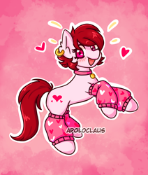 Size: 1690x1990 | Tagged: safe, artist:apoloclaus, oc, oc:lovecore, earth pony, pony