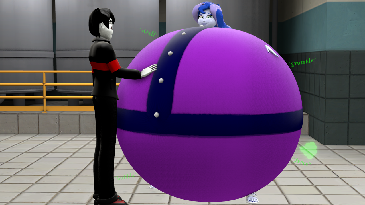 3157274 - suggestive, artist:megatron-returns, princess luna, vice  principal luna, human, equestria girls, g4, 3d, balloona, breasts, busty  princess luna, duo, fart, female, inflation, source filmmaker, spherical  inflation - Derpibooru