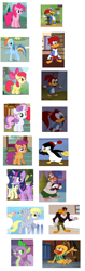 Size: 624x1980 | Tagged: safe, edit, apple bloom, derpy hooves, pinkie pie, rainbow dash, scootaloo, spike, sweetie belle, twilight sparkle, bird, buzzard, dragon, earth pony, pegasus, penguin, pony, unicorn, walrus, woodpecker, call of the cutie, friendship is magic, g4, sonic rainboom (episode), the super speedy cider squeezy 6000, adorabloom, buzz buzzard, cartoon, chilly willy, crossover, cute, cutealoo, dashabetes, diapinkes, diasweetes, female, knothead, male, mare, simple background, splinter (woody woodpecker), the new woody woodpecker show, tweaky da lackey, twiabetes, wally walrus, white background, winnie woodpecker, woody woodpecker, woody woodpecker (series)
