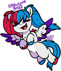 Size: 1365x1578 | Tagged: safe, artist:sexygoatgod, oc, oc only, oc:snowcone berry, pegasus, pony, adoptable, chibi, female, simple background, solo, transparent background