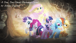 Size: 1920x1080 | Tagged: safe, artist:artem yegorov, artist:liggliluff, artist:mackaged, artist:makkah-chan, artist:mlp-vector-collabs, artist:ryoki-fureaokibi, artist:stardust-r3x, edit, applejack, fluttershy, pinkie pie, rainbow dash, rarity, twilight sparkle, earth pony, pegasus, pony, unicorn, g4, 2013, a true true friend, animated, apple, apple tree, artifact, big crown thingy, brony music, downloadable, downloadable content, element of generosity, element of honesty, element of kindness, element of laughter, element of loyalty, element of magic, elements of harmony, female, floating, jewelry, link in description, mane six, mare, music, nostalgia, old art, orchard, raised hoof, regalia, remix, sitting, sound, sound only, tree, wall of tags, wallpaper, webm, windswept mane, wings, youtube, youtube link, youtube video