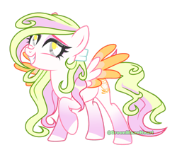Size: 1920x1707 | Tagged: safe, artist:greenmaneheart, oc, oc:purity heartbeating, pegasus, pony, female, mare, simple background, solo, transparent background