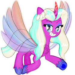 Size: 2048x2048 | Tagged: safe, artist:knife smile, opaline arcana, alicorn, pony, g5, high res, simple background, transparent background