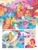 Size: 768x1024 | Tagged: safe, idw, official comic, hitch trailblazer, izzy moonbow, pipp petals, sunny starscout, zipp storm, earth pony, pegasus, pony, rabbit, squirrel, unicorn, camp bighoof #1, g5, my little pony: camp bighoof, official, spoiler:comic, spoiler:g5comic, animal, eyes closed, female, happy, male, mane five, mane stripe sunny, mare, smiling, stallion