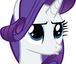 Size: 4712x4000 | Tagged: safe, artist:isaacmorris, rarity, pony, unicorn, g4, female, mare, pouting, pouty lips, simple background, solo, transparent background