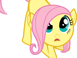 Size: 3971x3000 | Tagged: safe, artist:isaacmorris, fluttershy, pegasus, pony, g4, cute, daaaaaaaaaaaw, female, filly, filly fluttershy, high res, shyabetes, simple background, solo, transparent background, younger