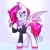 Size: 2048x2048 | Tagged: safe, artist:qwennondeathdie, oc, oc only, oc:litchi, bat pony, pony, bat pony oc, bat wings, clothes, female, high res, mare, raised hoof, signature, solo, spread wings, suit, wings