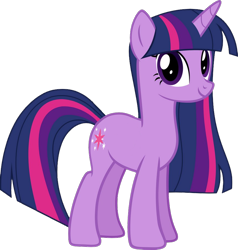 Size: 872x916 | Tagged: safe, twilight sparkle, pony, unicorn, g4, alternate hairstyle, simple background, solo, transparent background, unicorn twilight