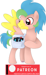 Size: 1684x2726 | Tagged: safe, artist:pure-blue-heart, oc, oc:globe trotter, pegasus, pony, bag, camera, colored wings, patreon, patreon reward, pegasus oc, saddle bag, simple background, solo, stallion oc, transparent background, wings