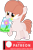 Size: 1374x2063 | Tagged: safe, artist:pure-blue-heart, oc, oc:brushed light, earth pony, pony, crayon drawing, earth pony oc, female, filly, flower, foal, freckles, mare, patreon, patreon reward, short hair, simple background, traditional art, transparent background, yellow eyes