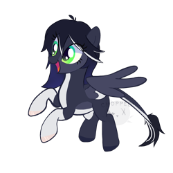Size: 2500x2500 | Tagged: safe, artist:choppedraven, oc, oc only, oc:gumby, pegasus, pony, base used, cute, digital art, high res, photo, ponysona, simple background, solo, transparent background