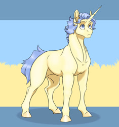 Size: 866x922 | Tagged: safe, artist:furu99, oc, oc only, pony, unicorn, male, nation ponies, ponified, solo, stallion, ukraine