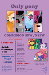 Size: 792x1224 | Tagged: safe, artist:reinbou, apple bloom, pear butter, pinkie pie, rainbow dash, scootaloo, starlight glimmer, sunny starscout, sunset shimmer, twilight sparkle, wallflower blush, zipp storm, earth pony, pegasus, pony, unicorn, g4, g5, advertisement, alternate hairstyle, beautiful, black eye, blushing, clothes, collar, colored, commission, commission info, cute, duo, duo female, ear piercing, earring, emo, eyeshadow, female, festival, floppy ears, flower, flower in hair, goth, heart, hearts and hooves day, holiday, jewelry, kimono (clothing), light, looking at you, looking down, looking down at you, looking up, makeup, manga style, mare, necklace, night, pearabetes, piercing, pink background, pinkamena diane pie, pixel art, present, simple background, smiling, sparkly eyes, sparkly mane, spiked collar, valentine's day, wingding eyes, yandere, yandere pie