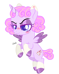 Size: 1900x2370 | Tagged: safe, artist:fillysilly, derpibooru exclusive, oc, oc only, oc:lustfull desiree, alicorn, pony, base used, female, filly, foal, ponysona, simple background, solo, white background