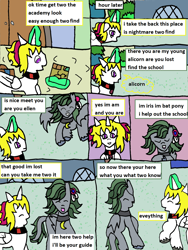 Size: 1272x1696 | Tagged: safe, artist:ask-luciavampire, oc, alicorn, bat pony, pony, canterlot, comic, tumblr