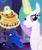 Size: 1080x1280 | Tagged: safe, artist:thesunalicorn, princess celestia, princess luna, alicorn, pony, a royal problem, g4, my little pony: friendship is magic, blueberry, book, castle of the royal pony sisters, curtains, duo, duo female, ethereal mane, eyeroll, eyeshadow, female, food, herbivore, lying down, magic, makeup, mare, pancakes, plate, ponyloaf, prone, raspberry (food), royal sisters, show accurate, siblings, signature, sisters, smiley face, strawberry, telekinesis, whipped cream