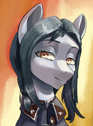 Size: 2340x3150 | Tagged: safe, artist:fly over, oc, pony, equestria at war mod, bust, clothes, female, high res, looking at you, mare, pony oc, portrait, uniform