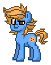Size: 180x228 | Tagged: safe, oc, oc only, oc:blue cookie, earth pony, pony, pony town, animated, cute, earth pony oc, gif, male, one eye closed, simple background, smiling, solo, stallion, transparent background, wink