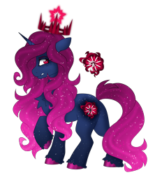 Size: 4864x5481 | Tagged: safe, artist:crazysketch101, oc, oc only, oc:princess nebula, pony, unicorn, chest fluff, horn, jewelry, simple background, solo, tiara, transparent background, unicorn oc