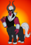 Size: 1000x1414 | Tagged: safe, artist:zetikoopa, lord tirek, centaur, taur, g4, claws, cloven hooves, evil smile, gradient background, grin, looking at you, male, nose piercing, nose ring, piercing, smiling, smirk