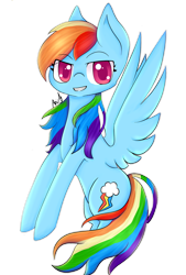 Size: 1024x1516 | Tagged: safe, artist:anikaspace, rainbow dash, pegasus, pony, g4, not full image size, simple background, solo, transparent background