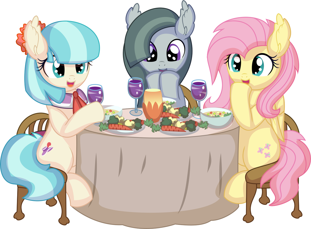 [broccoli,canterlot,carrot,chair,cute,drink,drinking,earth pony,eating,female,fluttershy,food,glass,mare,open mouth,pegasus,plate,pony,safe,simple background,sitting,soup,table,transparent background,trio,vector,herbivore,ear fluff,shyabetes,marble pie,.svg available,cocobetes,marblebetes,coco pommel,the council of shy ponies,artist:cyanlightning,absurd resolution]