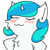 Size: 200x200 | Tagged: safe, artist:tx547, oc, oc only, oc:time slowly, pony, unicorn, simple background, solo, white background