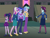 Size: 1032x775 | Tagged: safe, edit, edited screencap, editor:incredibubbleirishguy, screencap, dean cadance, princess cadance, princess celestia, princess luna, principal abacus cinch, principal celestia, sci-twi, twilight sparkle, vice principal luna, human, equestria girls, g4, my little pony equestria girls: friendship games, alternate scenario, confrontation, cropped, former principal abacus cinch, principal cadance