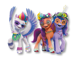 Size: 485x401 | Tagged: safe, izzy moonbow, sunny starscout, zipp storm, earth pony, pegasus, pony, unicorn, bridlewoodstock (make your mark), g5, my little pony: make your mark, my little pony: make your mark chapter 4, spoiler:g5, spoiler:my little pony: make your mark, spoiler:my little pony: make your mark chapter 4, spoiler:mymc04e01, female, mane stripe sunny, mare, simple background, transparent background, trio, trio female, unshorn fetlocks