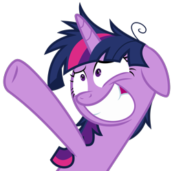 Size: 1123x1116 | Tagged: safe, artist:sollace, derpibooru exclusive, twilight sparkle, alicorn, pony, a trivial pursuit, g4, .svg available, faic, female, floppy ears, insanity, messy hair, messy mane, simple background, smiling, solo, svg, transparent background, twilight snapple, twilight sparkle (alicorn), twilynanas, vector