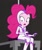 Size: 501x596 | Tagged: safe, screencap, fili-second, pinkie pie, human, equestria girls, equestria girls specials, g4, my little pony equestria girls: movie magic, cropped, eyebrows, female, frown, open mouth, power ponies, scared, shocked, sitting, solo, superhero costume, surprised